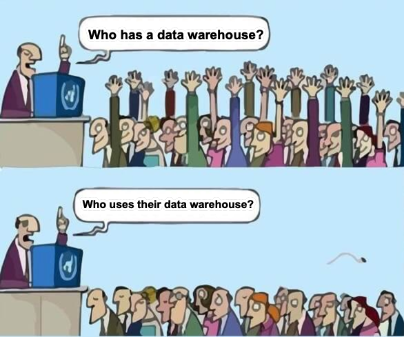 data warehouse cartoon