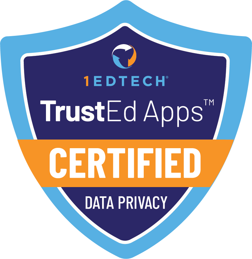TrustEd Apps Data Privacy Certified Badge Oct 2023