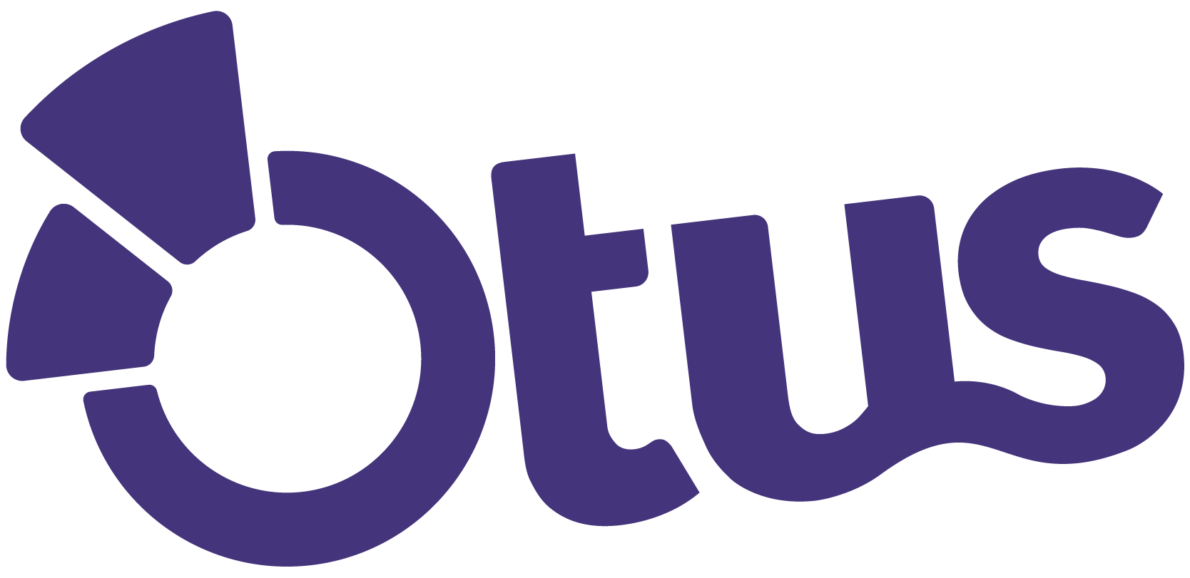 The Otus Dark Purple Logo without a tagline