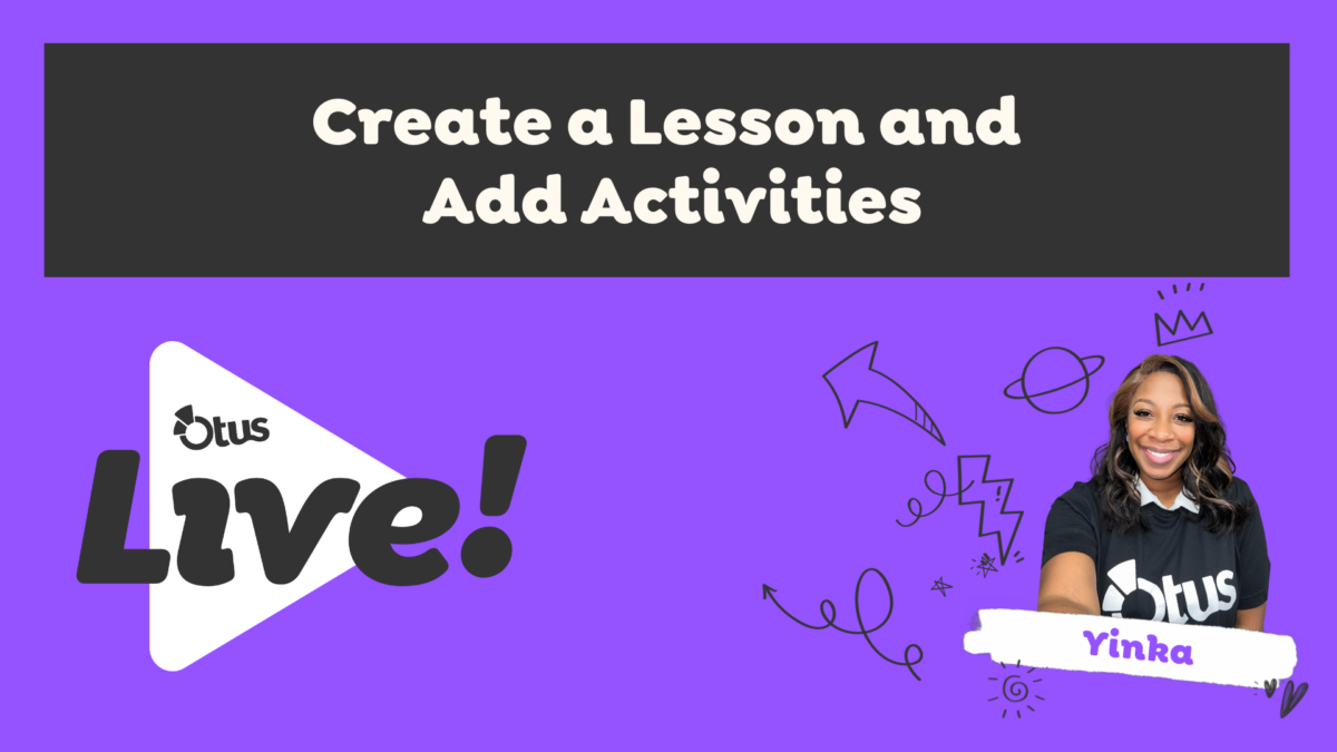 Create a Lesson and Add Activities
