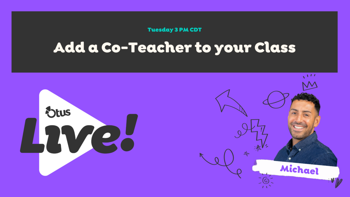 Add a Co-Teacher to Classes in Otus