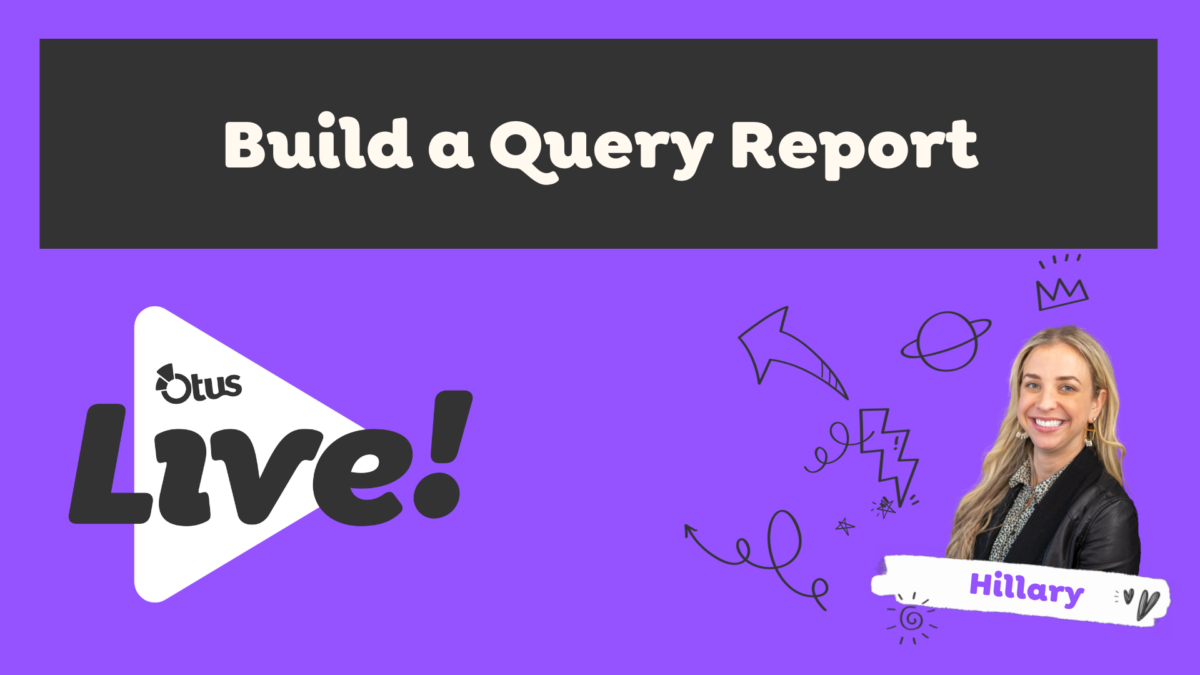 Build a Query Report