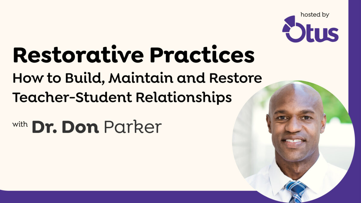 Restorative Practices with Dr. Don Parker
