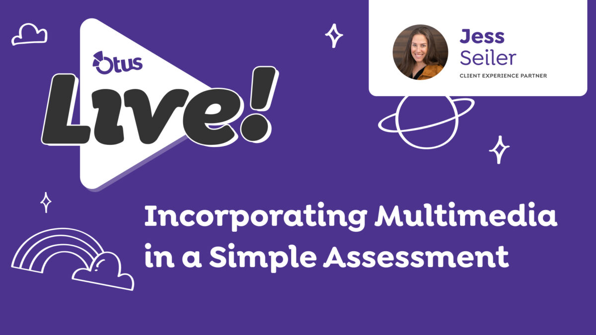Incorporating Multimedia in a Simple Assessment