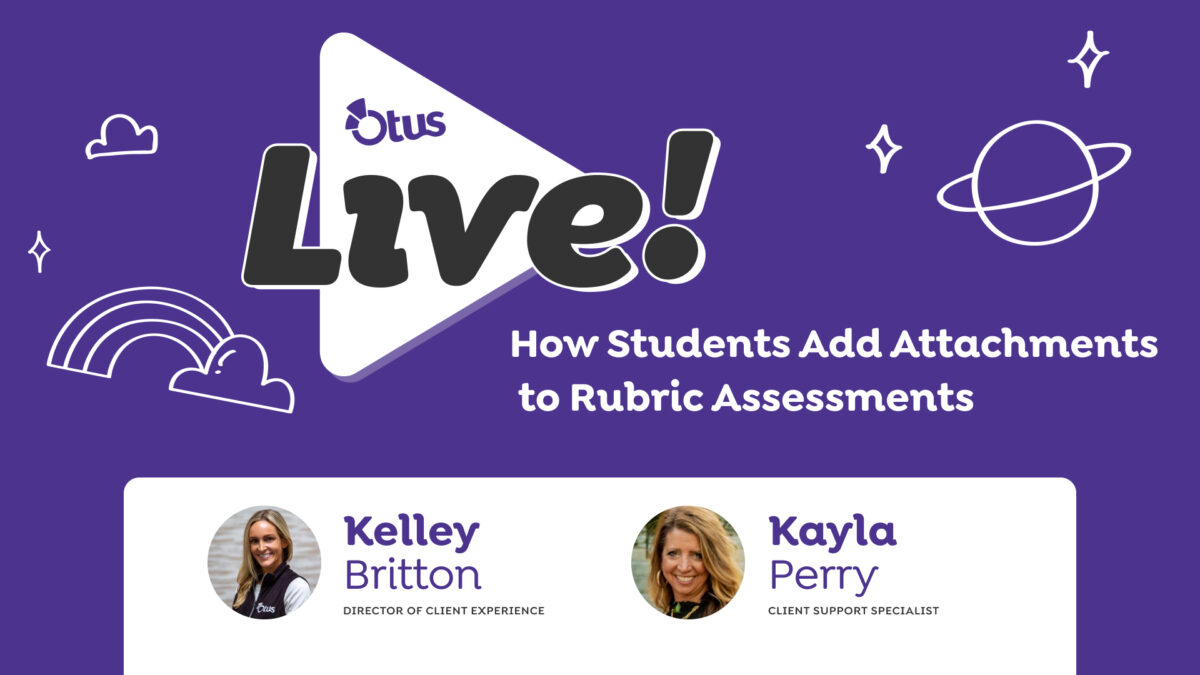 How Students Add Attachments to Rubric Assessments