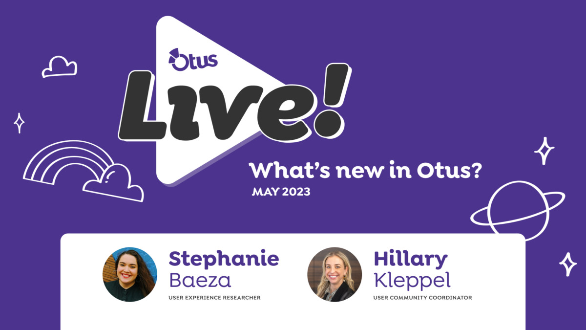 What’s New In Otus?  May 2023