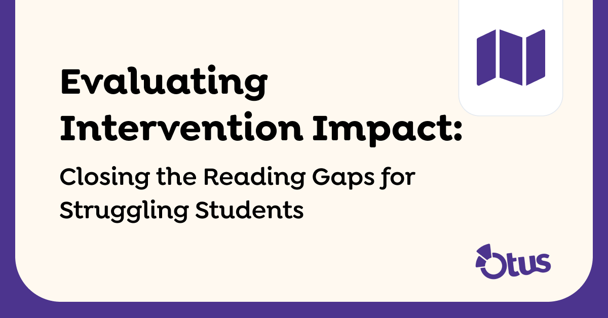 Evaluating Intervention Impact: Closing the Reading Gap for Struggling Students