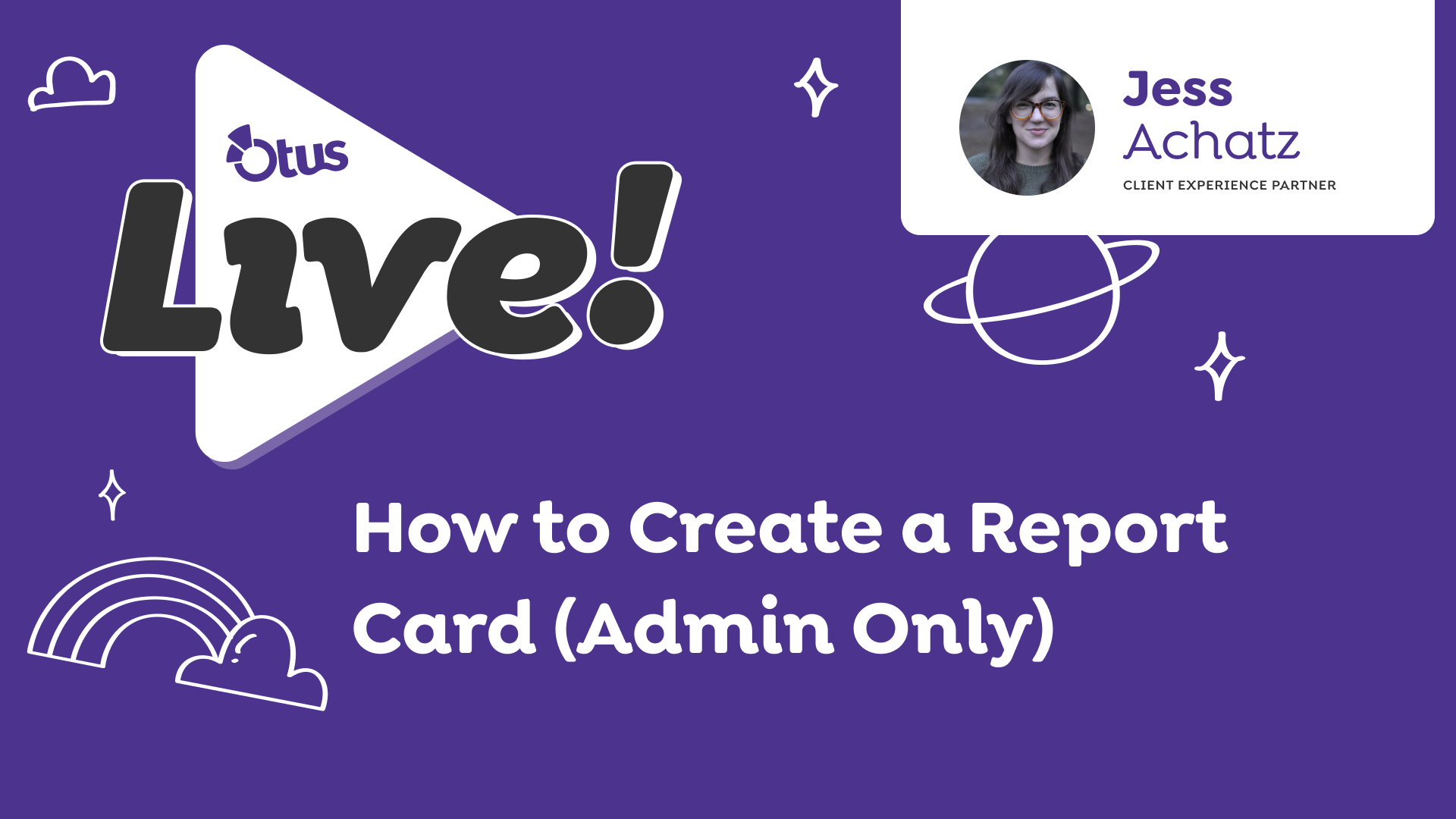 How to Create a Report Card (Admin Only)