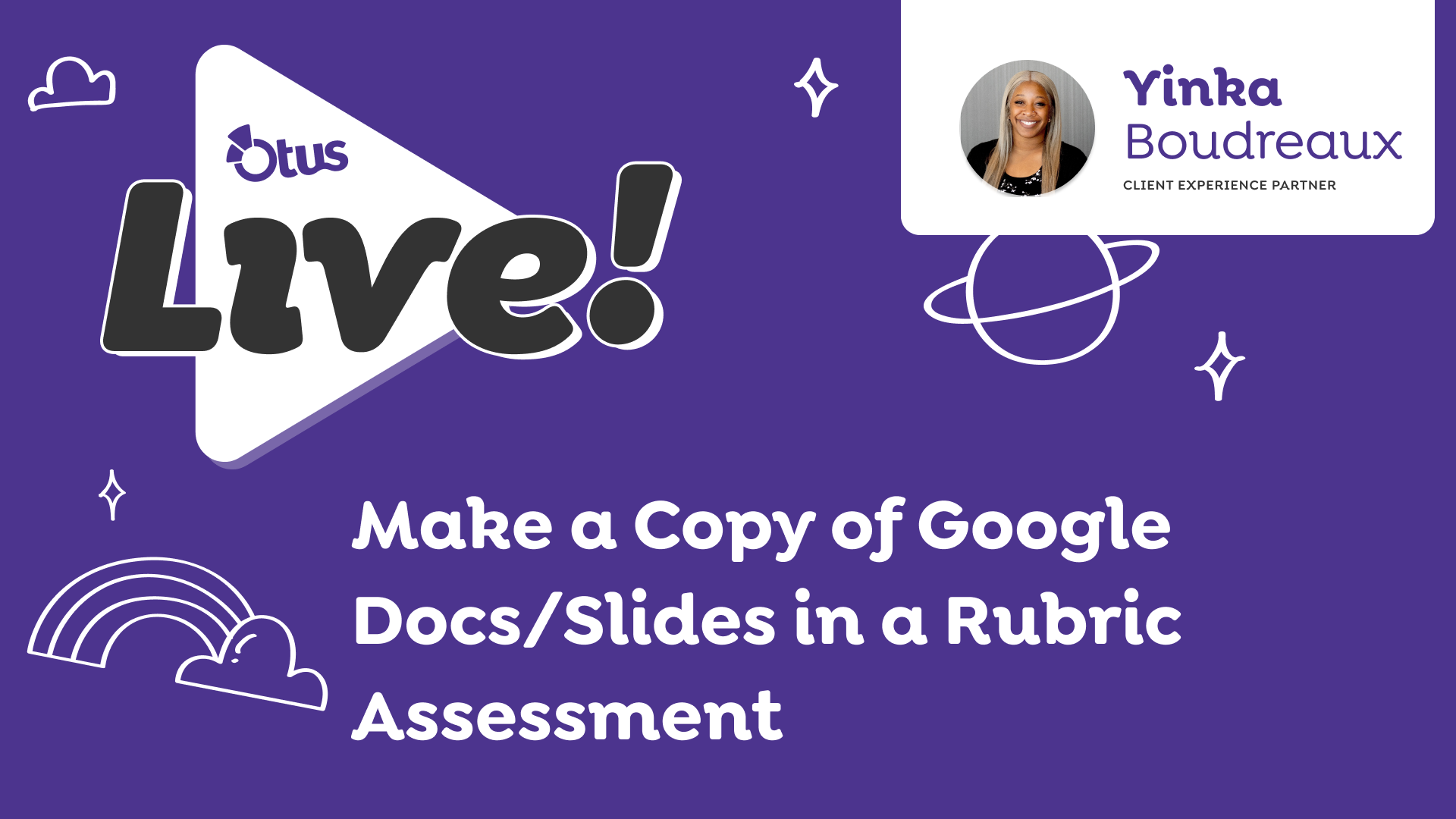 Make a Copy of Google Docs/Slides in a Rubric Assessment