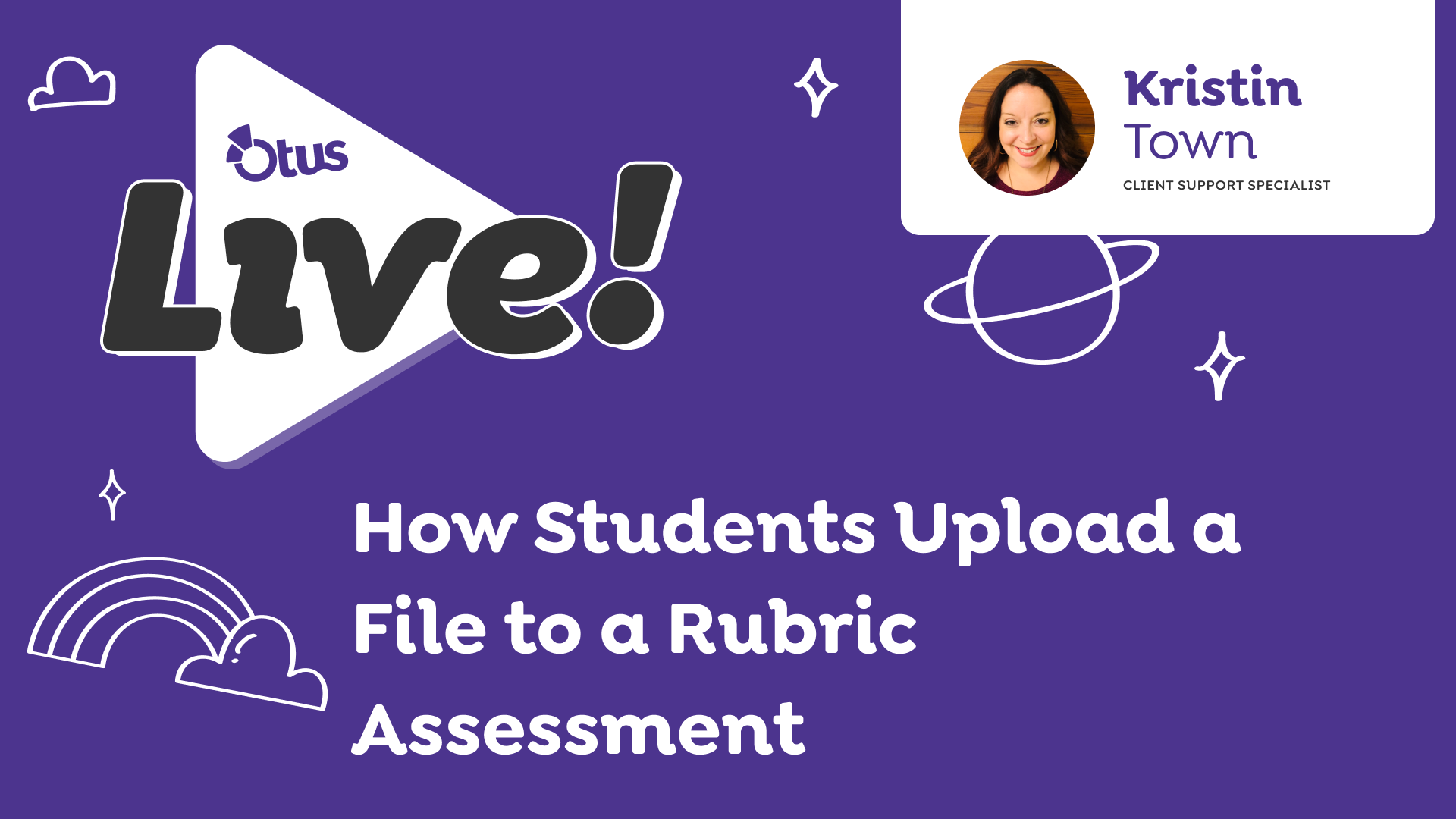 How Students Upload a File to a Rubric Assessment