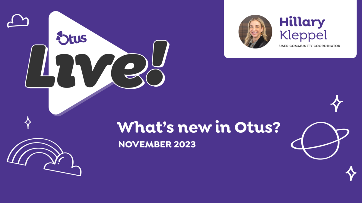 What’s New in Otus – November