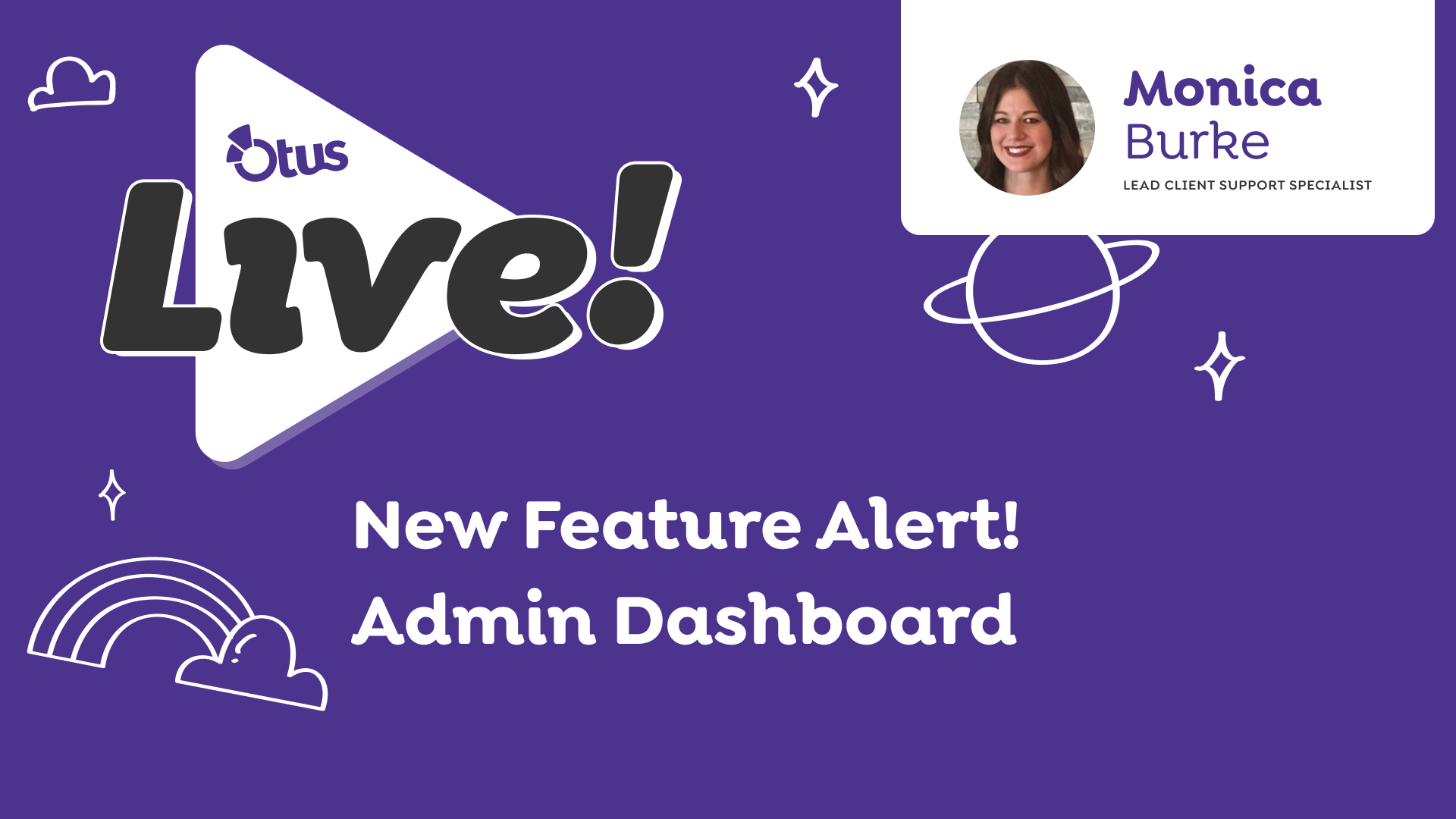 New Feature Alert! Admin Dashboard