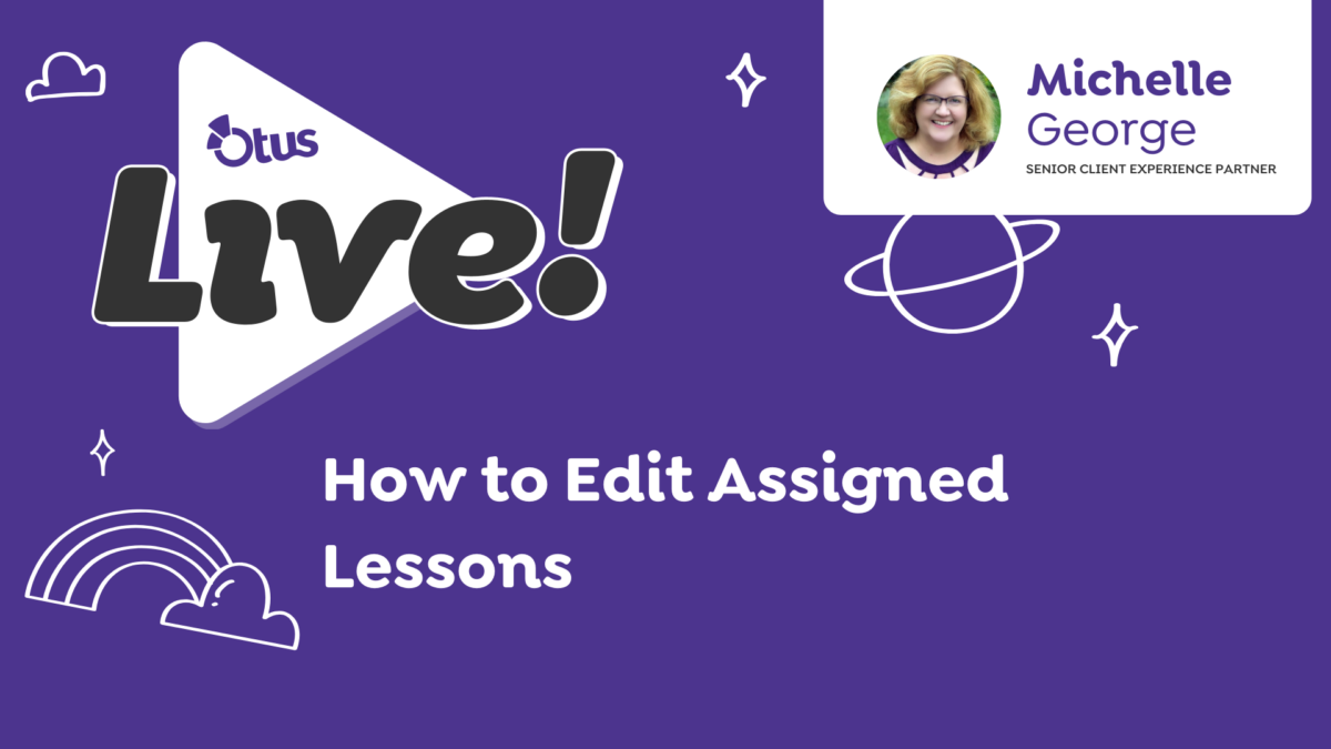 How to Edit Assigned Lessons