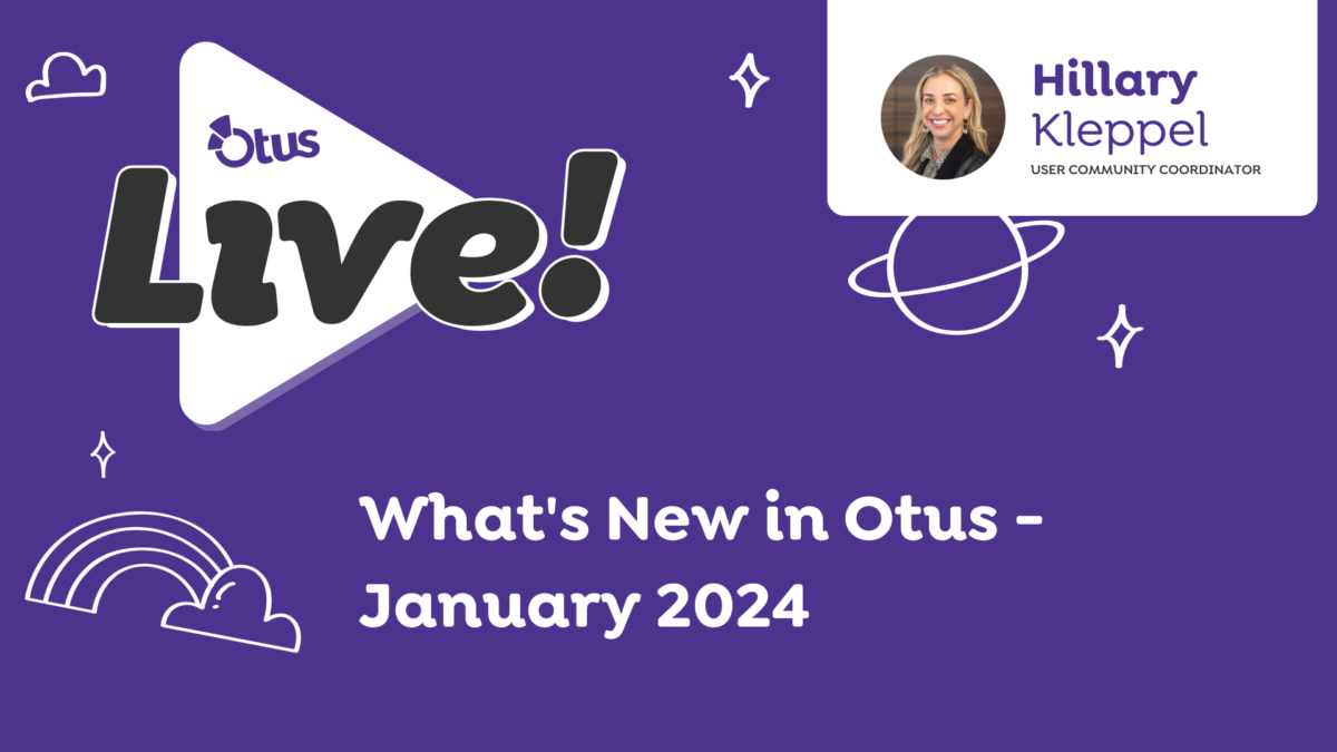 What’s New in Otus – January 2024