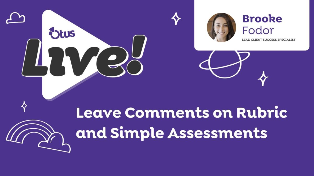 How to Leave Comments on Rubric and Simple Assessments